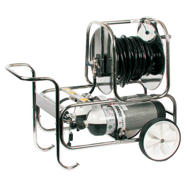 3M Scott Modulair Portable Airline Breathing Apparatus Trolley